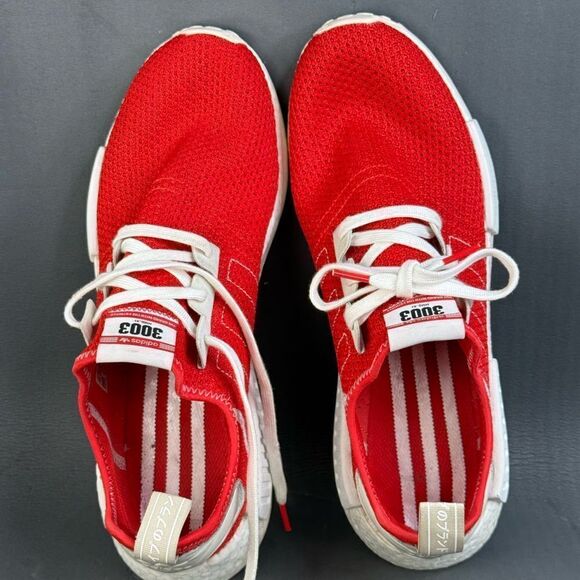 Adidas NMD_R1 Active Red Sneaker shoes men’s size 13 - Picture 6 of 8